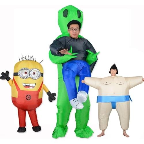 Inflatable Alien T rex Costume Suit Scary Shark Cosplay Costume Halloween For Adult Kid Costume Party Festival Anime Fancy Dress