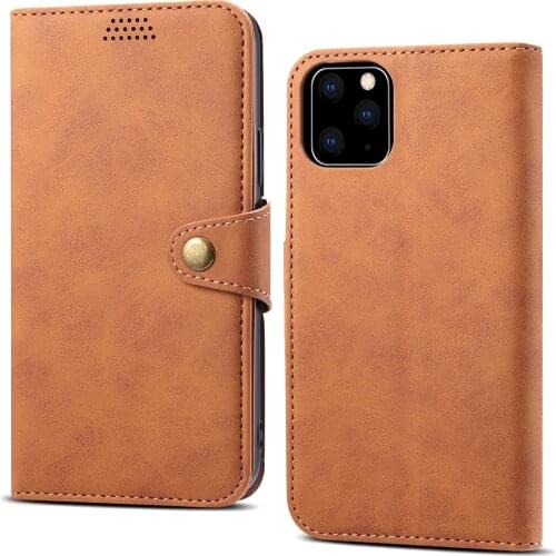 Leather Phone Case For Iphone 11 Pro Max Xr Xs Max 7 8 Plus 6s 6p With Retro Wallet Cards Holder Luxury Cover