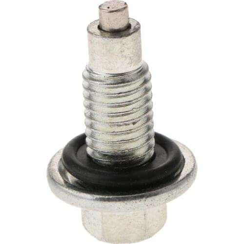 Metal Magnetic Engine Oil Pan Drain Plug Bolt Screw Washer M12×1.75 for Yukon GM Chevy GMC