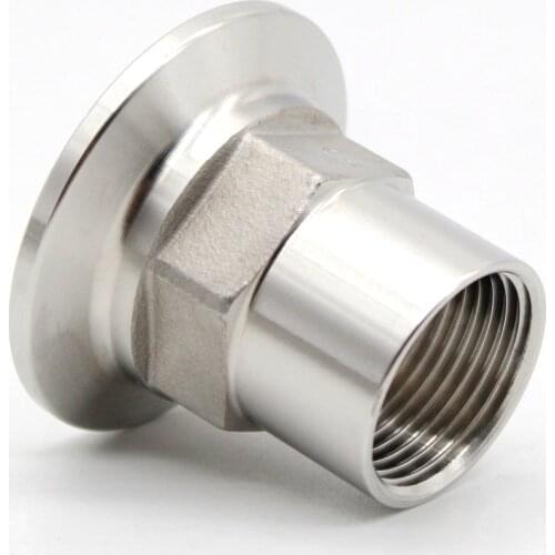 Stainless steel 304 316L QiiMii Tri clamp BSPT Female adatper Food Grade