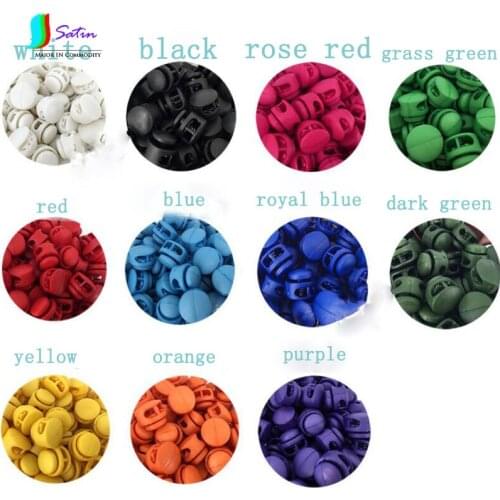 Nylon Color Feather Down Clothing Tighten The Buckle Spring Buckle Elastic Adjustment Buckle Rope Buckle Colourful S282P