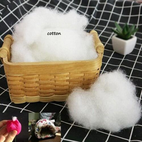 Cheap Price Cushion Pillow Doll Warm Clothes Coat DIY Fill Material Good Quality White Cotton Weight 650g/pack S0422H