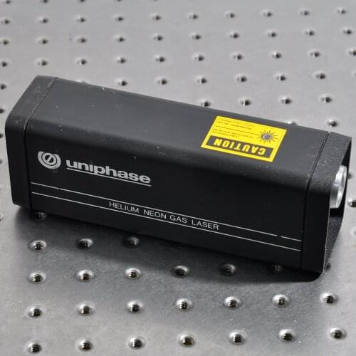 Uniphase USA 1508-0 He-Ne gas laser 12VDC 0.95mW