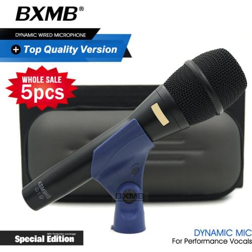 5pcs Top Quality Special Edition KSM Professional Live Vocals KSM9HS Dynamic Wired Microphone Karaoke Supercardioid Podcast Mic