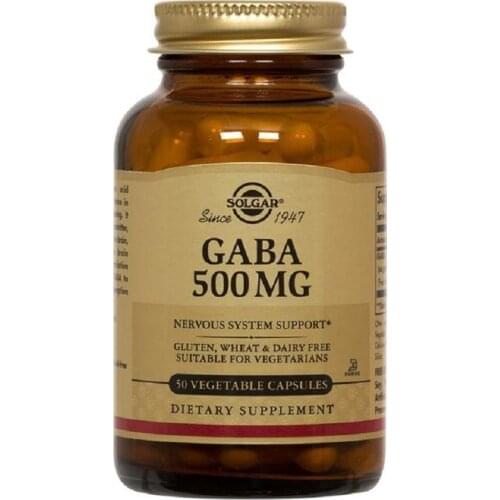 SOLGAR GABA 500 mg (vegetable capsules) 50 capsules