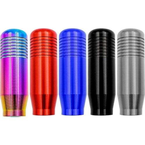 Universal 5 colors Car Gear shift knob Manual gearbox stick handle Aluminium Alloy Gearbox handle car accessories Gear stick