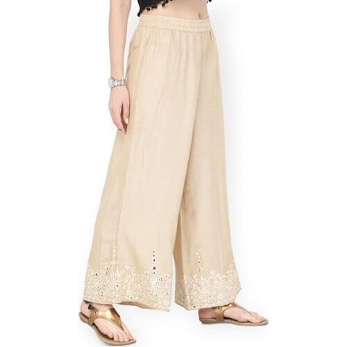 India Shalwar Women Ethic Style Breathable Wide Leg Pants Spring Summer Indian Salwar Pants Soft Lightweight Trousers Shalwars