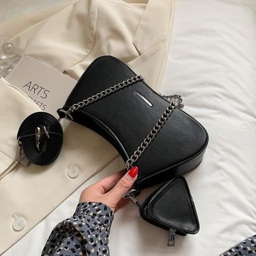 Women Bags Pu Leather 2021 Solid Color Shoulder Bag For Women New Style Small Crossbody Bags With Small Purses Travel Handbags T