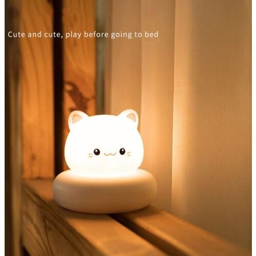 2021 New Night Light Cute Pet With Sleeping Light, Feeding At Night, USB Charging, Childrens Led Soft Eye Protection Light