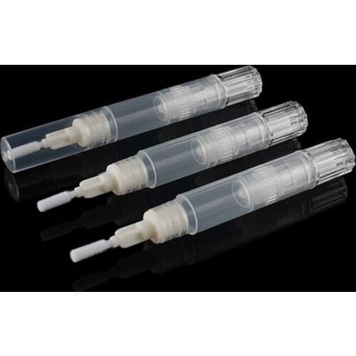 5ml 50pcs/lot Lip Gloss Packaging Bottle Transparent Make Up Tool Empty Eyelash Growth Plastic Container Travel Lip Balm Bottle