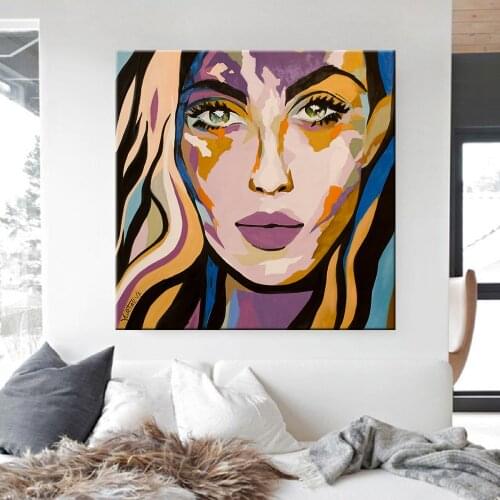 Abstract Women Wall Art Canvas Painting Modern Wall Graffiti Art Paintings Abstract Woman Picture Living Room Home Decoration