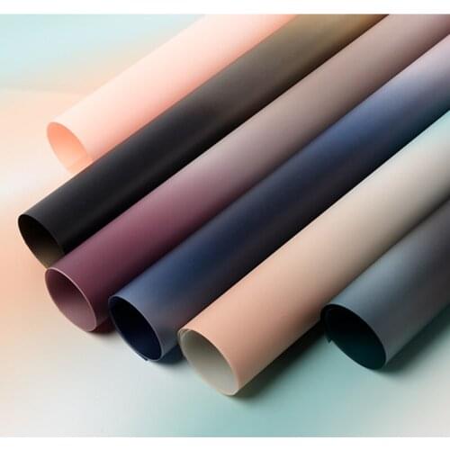 Aurora Color Gift Packaging Material for Fresh Flowers Waterproof Flower Wrapping Papers 20sheets/lot