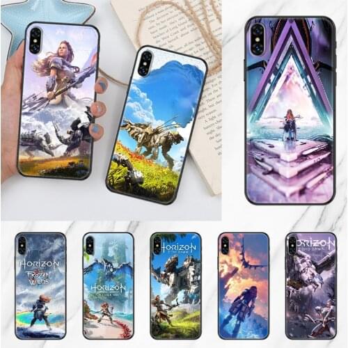 Game Horizon Zero Dawn Phone Case Cover Hull For iphone 5 5s se 2 6 6s 7 8 12 mini plus X XS XR 11 PRO MAX black fashion bumper