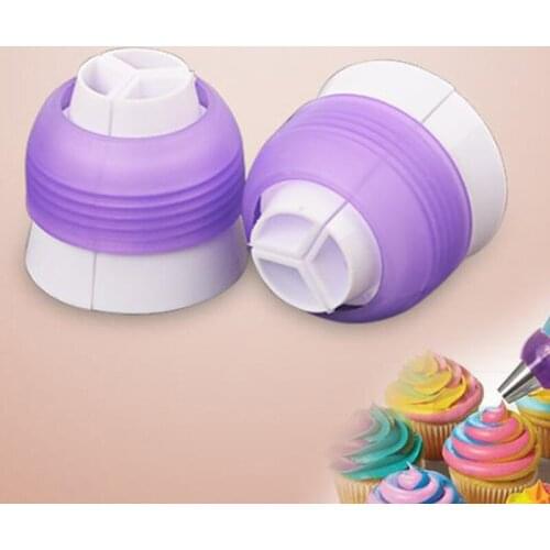 For Cupcake Fondant Cookie Icing Piping Bag Russian Nozzle Converter Coupler Cake Cream Pastry Bag Nozzle Adapter