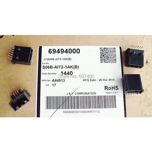 S06B-AIT2-1AK header Connectors terminals housings 100% new and Original parts S06B-AIT2-1AK (B)