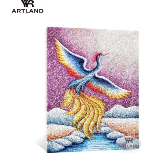 Beautiful picture home wall decoration handmade oil painting on canvas hanging picture artwork for living room bedroom no framed