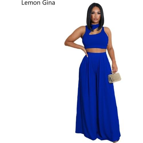 Lemon Giant Solid Color Sleeveless Dress with Round Neck for Ladies