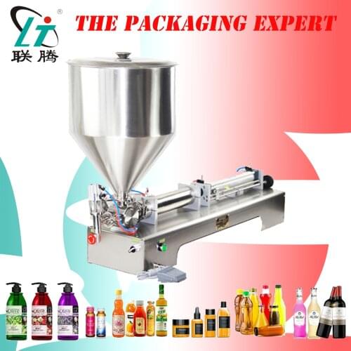 Filling Machine Shampoo Lotion Cream Yoghourt Honey Juice Sauce Jam Gel Filler Sauce Food Paste Pneumatic Piston Free Shipping