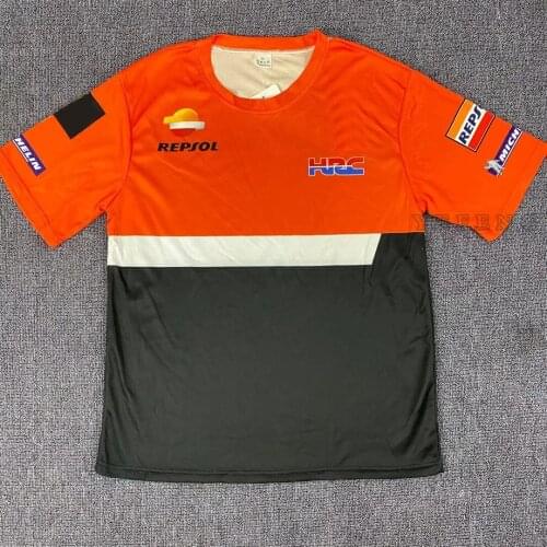 2020 New Mens T-shirt Summer Casual Fashion Round Neck T shirt For Honda HRC Streetwear Tops Clothing