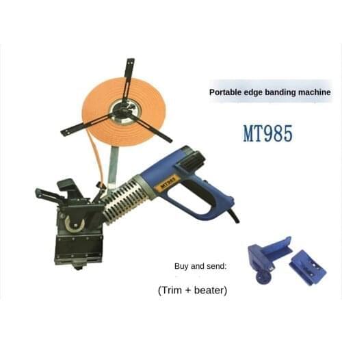 MT985 Small Woodworking Portable Curved Line Manual Edge Banding Machine Home Improvement Decoration Tool