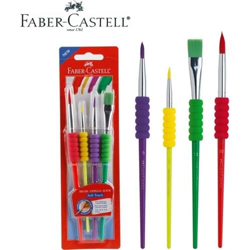 German Faber-Castell Watercolor Brush Fan-shaped Water Chalk Set Art Special Coloring Brush Childrens Primary School Students