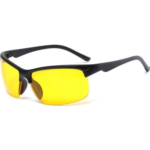 Night Vision Glasses Fishing Cycling Traveling Climbing Outdoor Sunglasses Yellow Lens Protection Unisex Fishing Eyewear