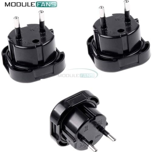 5PCS New Arrival UK to European Euro EU AC Travel Charger Adapter Plug Outlet Converter Adapter High Quality