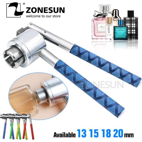 ZONESUN Manual Perfume Spray Sprayer Bottle Vial Cap Screwer Capping Machine Capper Tool