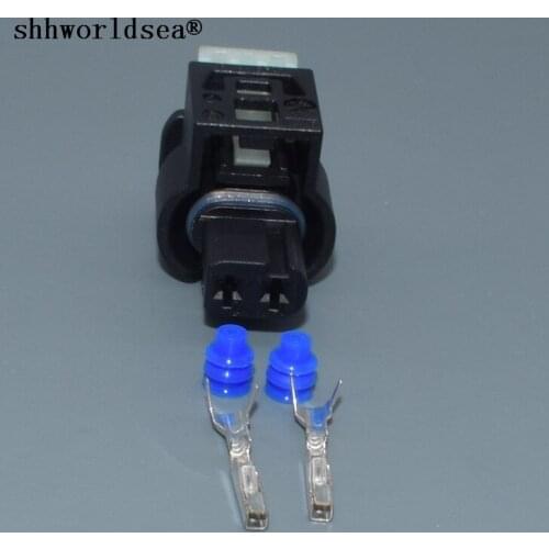 Shhworldsea 2pin auto camshaft solenoid valve plug wire connector 872-857-561 waterproof connectors 872857561