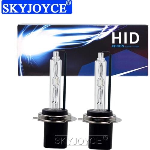 SKYJOYCE 1 Pair 55W Car Headlight Xenon Lamp 3800LM High Bright 4300K 5500K 6000K H7 H1 H11 9005 HB3 HB4 H3 HID Replacement Bulb