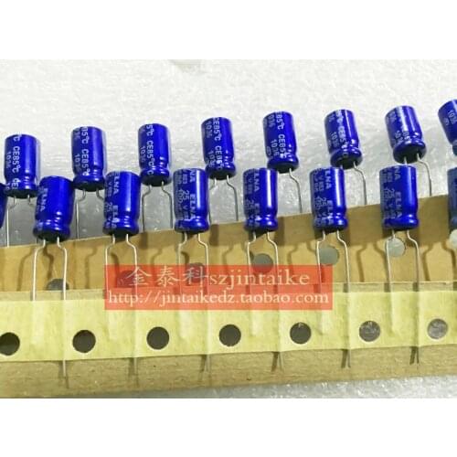2020 hot sale 30PCS/50PCS ELNA blue robe RE3 audio capacitance 25V100UF 6.3X11 85 degrees electrolytic capacitors free shipping