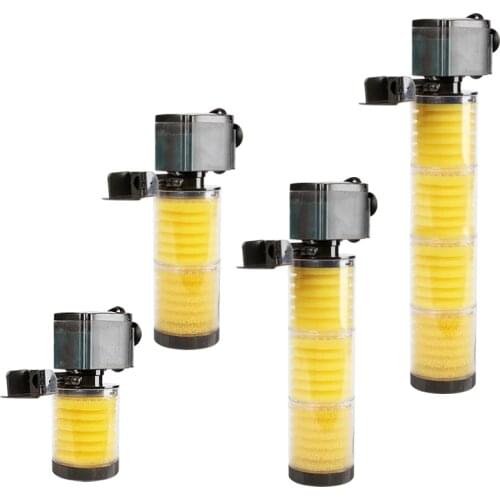 3 In 1 Fish Tank Filter 10W 20W 25W 30WUltra Quiet Aquarium Filter Fish Tank Oxygen Pump Aquarium Accessories 220V