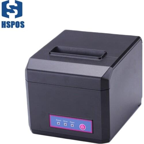 80mm pos thermal printer usb with cutter high print speed supermarket receipt printing machine E81U