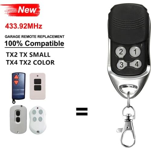 ACM Garage Remote ACM TX2 TX4 TX SMALL ACM TX2 COLOR Compatible Remote Control Gate Door Opener 433MHz Transmitter Rolling Code