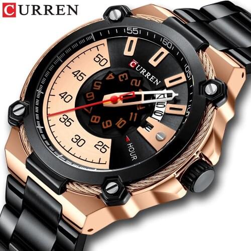 CURREN Men Watches New Top Brand Luxury Military Wrist Watch Man Clock Fashion Sports Quartz Wrist watch man Relogio Masculino