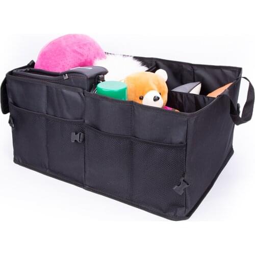 KAWOSEN 600D Oxford Stowing Tidying Interior Holders, Car Foldable Trunk Organizer Storage Bags,Universal Auto Rear Racks HDTO02