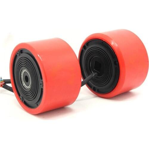 FATJAY 8350 8352 83mm hub SD motor with wheel BLDC sensored brushless 66KV 90KV 24-36V for electric balancing scooter skateboard