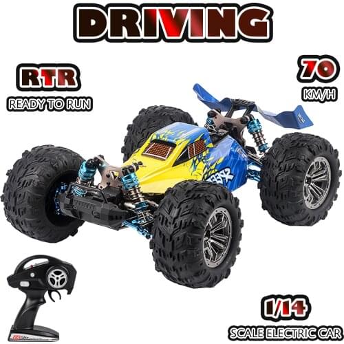 Original XLF F17 70km/h High Speed Racing Car 1/14 2.4GHz 4WD RC Car Off-Road Drift Car RTR Brushless Motor Metal Chassis Adults