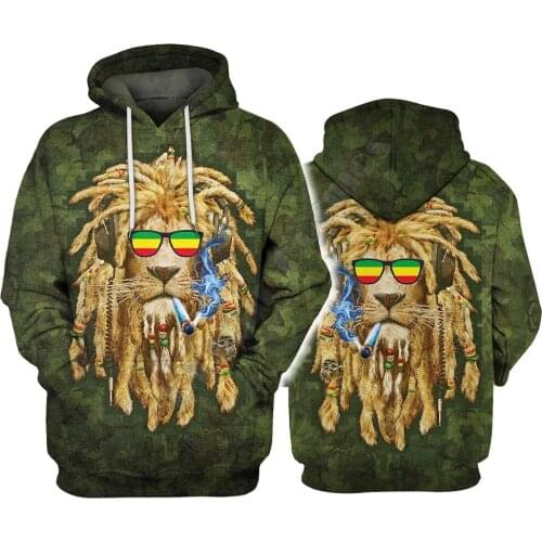 Leo The Lion 3D Hoodies Printed Pullover Men For Women Funny Sweatshirts Sweater Animal Hoodies Drop Shipping 01