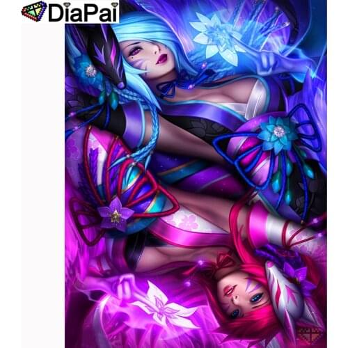 DIAPAI 100% Full Square/Round Drill 5D DIY Diamond Painting "Beauty character" Diamond Embroidery Cross Stitch 3D Decor A21597