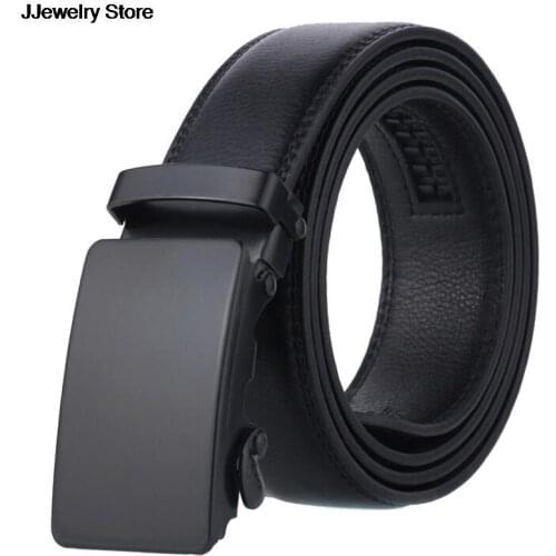 High Quality Men Belt Automatic Leather Luxury Black Belt Mens Belts Automatic Buckle Belt Cummerbunds Male