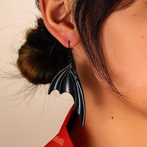 Bat Wing Earrings,Black Bat Earrings,Halloween Earrings,Vampire Bat Earrings,Bat Lovers,Witches,Gothic Victorian Earrings