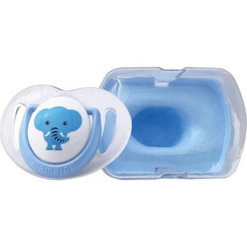 Mamajoo Patterned Silicone Pacifier with Storage Box 0+ Month