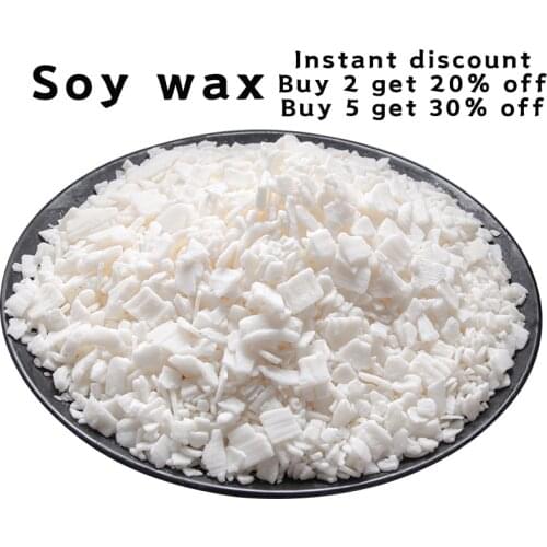 100g/pack Natural Soy Wax Candle Making Supplies Smokeless Waxed DIY Aromatherapy Wax candles Making Supplies Handmade Gift