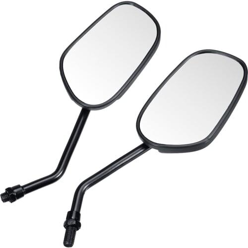 Universal 2pcs Motorcycle Rearview Mirrors Motorbike Scooter Rod Motorcycle BIKE SIDE MIRRORS 10mm for HONDA