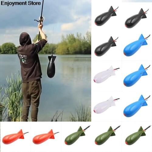 Nesting Device Carp Fishing Large Rockets Spod Bomb Pit Beater Spomb Fishing Tackle Rocket Feeder Float Fishing Tools