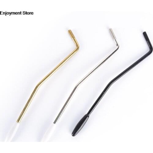 1PC Professional Guitar Accessories 6mm Tremolo Arm Whammy Bar Arm for Electric Guitar Black Golden And Silver