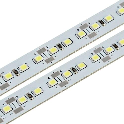 100pcs SMD 2835 Led Bar Light Hard Strip DC12V 50cm 100cm Hard Rigid Strip Warm White Cool White