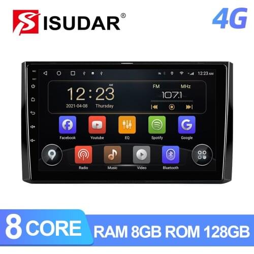 ISUDAR T72 Android 10 Car Radio For Skoda Kodiaq 2017 2018 2019 GPS CANBUS Car Multimedia Carplay Player RAM 6GB 4G DSP No 2din