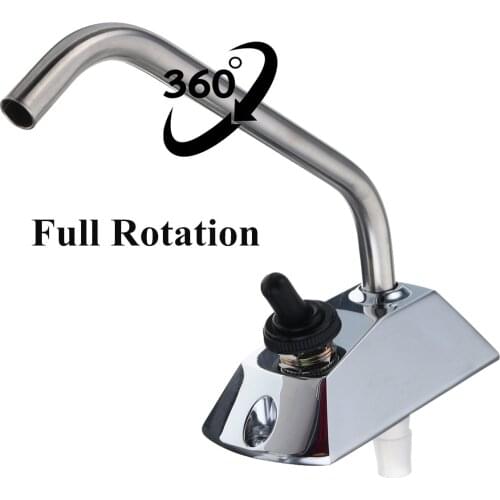 Electrically Controlled Faucet of RV Water System 12V Automatic Drainage of Tea Bar Faucet Water Tank Pump Boat Caravan Camper
